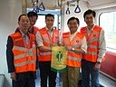 Flag Presentation to West Rail